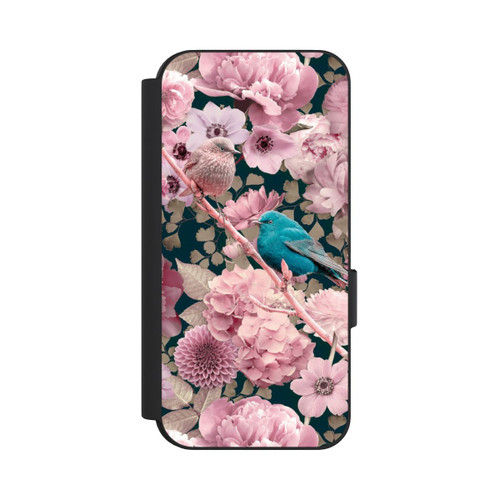 Google Pixel 9 Pro NIVOflip Spatzen im rosa Blumenmuster