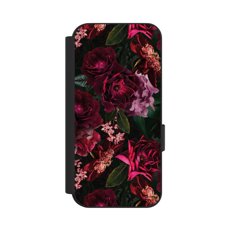 Pixel 9 Pro NIVOflip Dunkelrote und rosa Blüten
