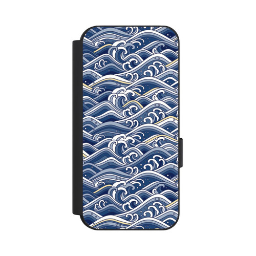 Google Pixel 9 Pro NIVOflip Vagues bleues kanagawa