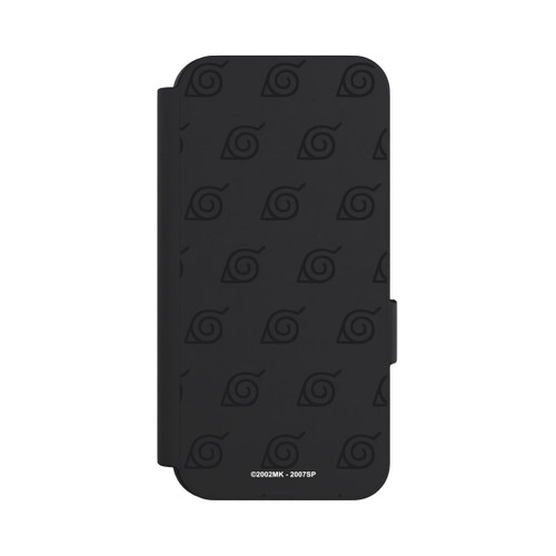Google Pixel 9 Pro NIVOflip Konoha Pattern Noir sur Fond Transparent