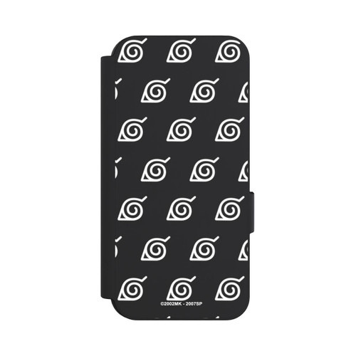 Google Pixel 9 Pro NIVOflip Konoha Pattern Blanc sur Fond Transparent