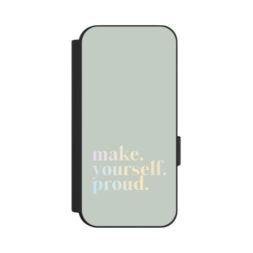 Google Pixel 9 Pro NIVOflip Make Yourself Proud Citation - Menthe et dégradé
