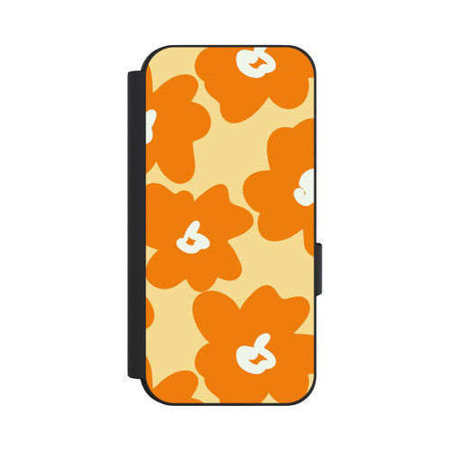 Google Pixel 9 Pro NIVOflip Fleurs Rétro Jaune &amp; Orange