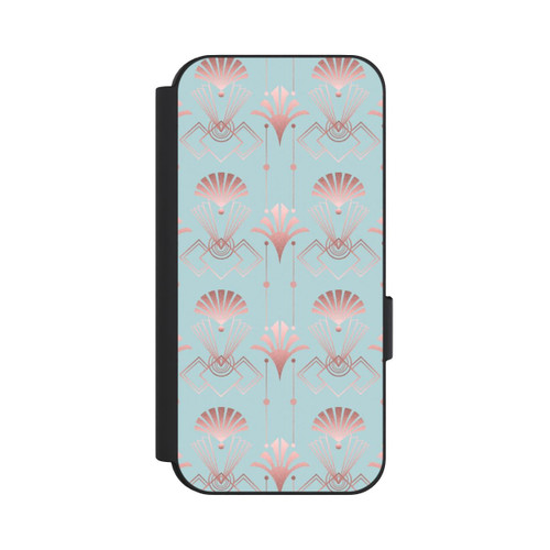 Google Pixel 9 Pro NIVOflip Art Deco Rose Gold Elegance Blue