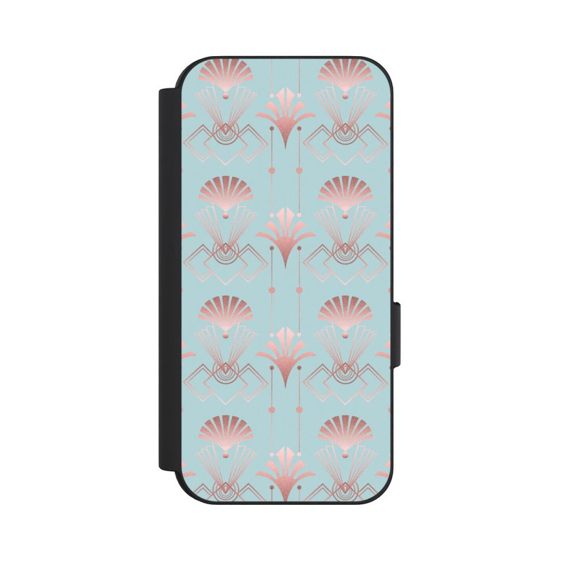 Pixel 9 Pro NIVOflip Art Deco Rose Gold Elegance Blue