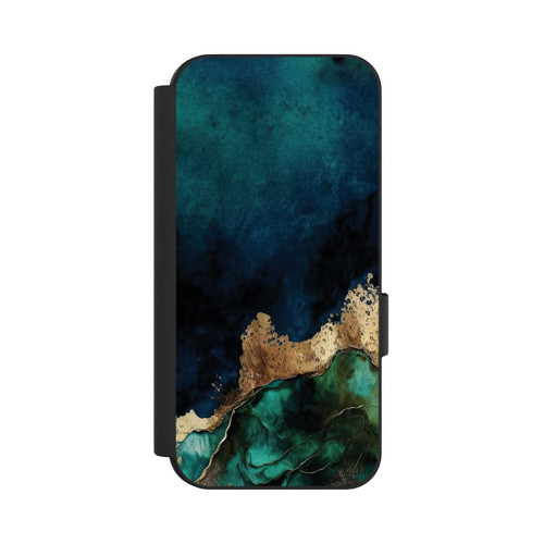Google Pixel 9 Pro NIVOflip Petrolblau mit Gold