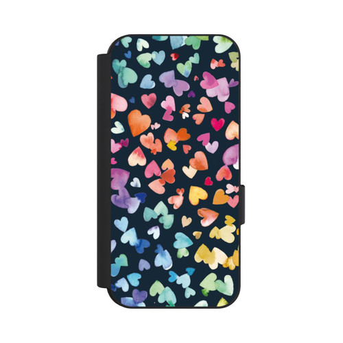 Google Pixel 9 Pro NIVOflip Coeurs de la Saint-Valentin noirs