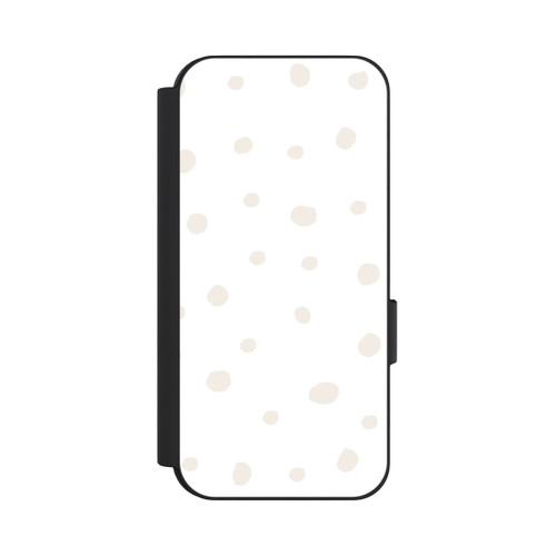Google Pixel 9 Pro NIVOflip Motif à Pois Blanc Marron