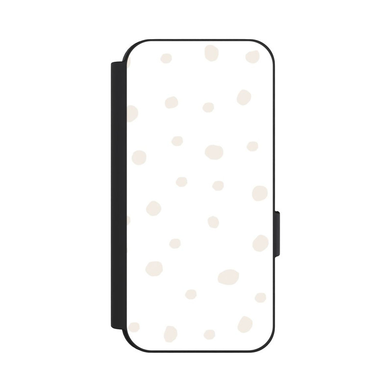 Pixel 9 Pro NIVOflip Motif à Pois Blanc Marron