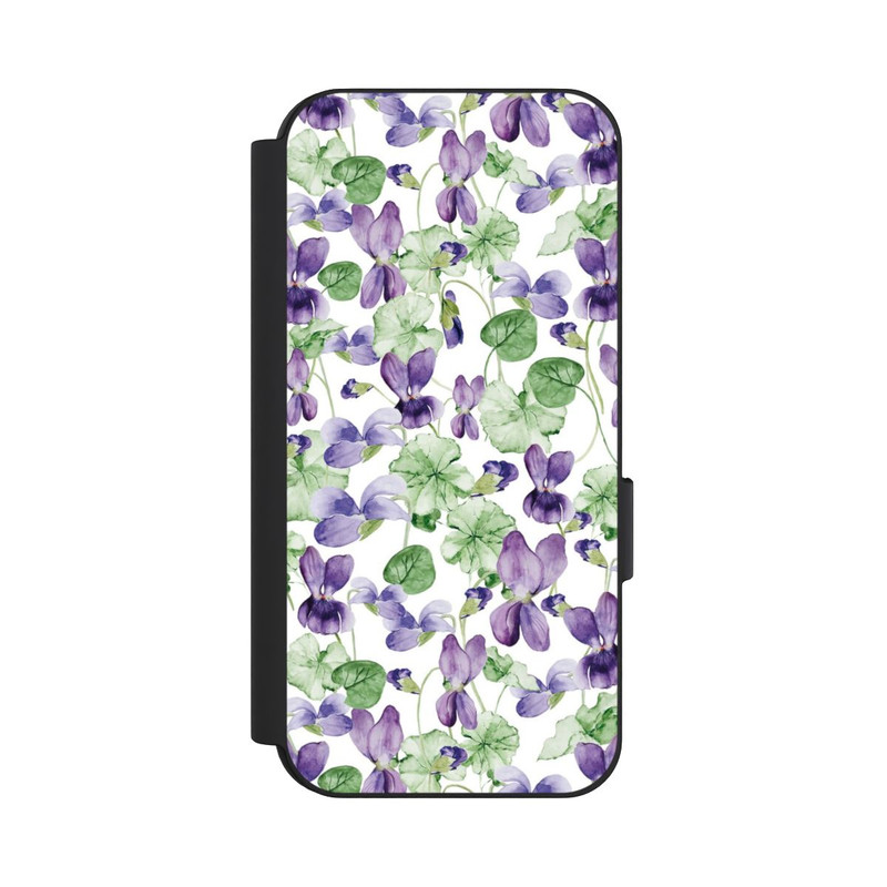 Pixel 9 Pro NIVOflip Purple Wildflowers Pattern Watercolor
