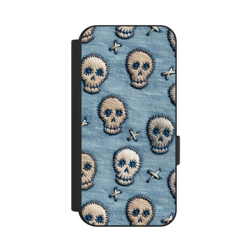 Google Pixel 9 Pro NIVOflip Skulls on Jeans Pattern