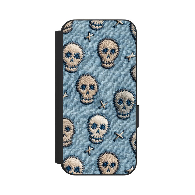 Pixel 9 Pro NIVOflip Skulls on Jeans Pattern