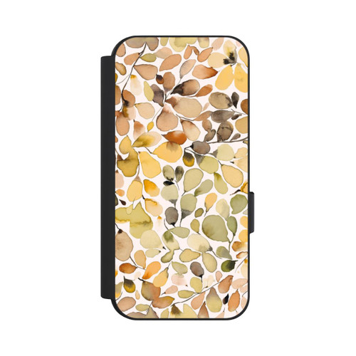 Google Pixel 9 Pro NIVOflip Eucalyptus Watercolor Leaves Brown Autumn