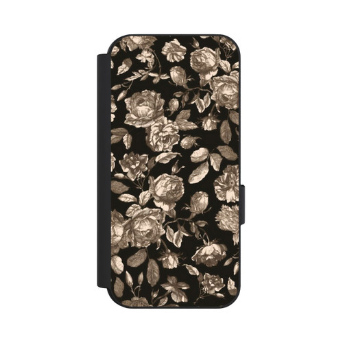 Google Pixel 9 Pro NIVOflip Leinwand dunkle Blumen