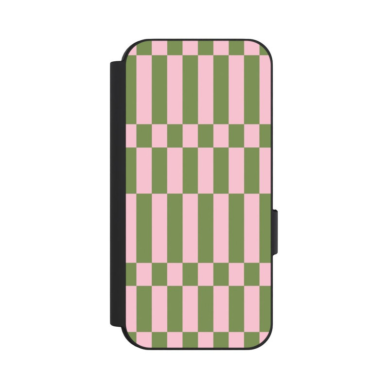 Pixel 9 Pro NIVOflip Thème à Carreaux Sauge et Rose