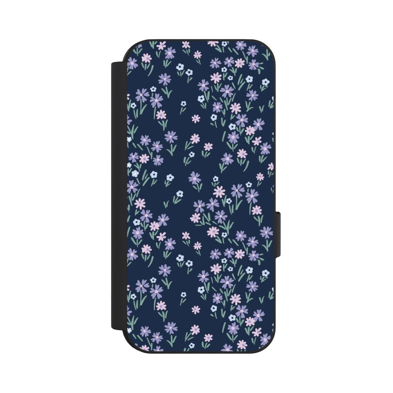 Pixel 9 Pro NIVOflip Thème Floral Bleu Foncé