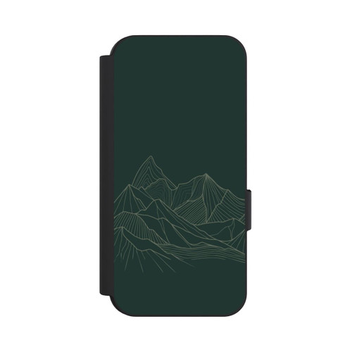 Google Pixel 9 Pro NIVOflip Berg Line Art Grün