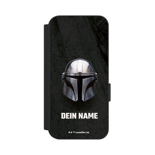 Google Pixel 9 Pro NIVOflip Star Wars Mandalorian Black Helmet Personalisierbar
