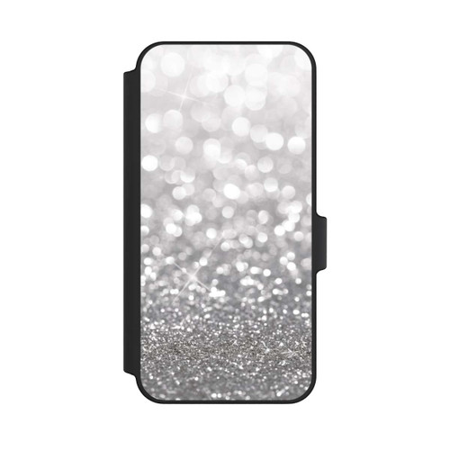 Samsung Galaxy A15 5G NIVOflip Pluie de Paillettes Argentées Look