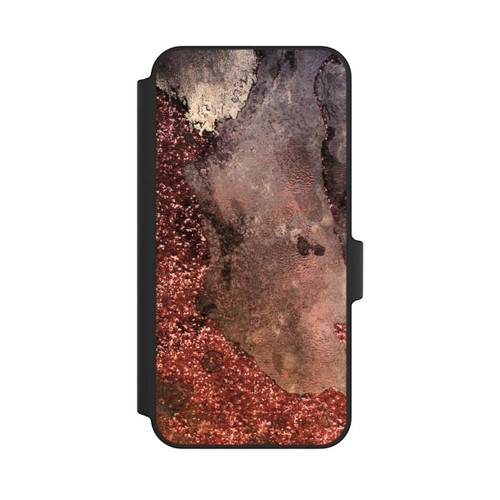 Samsung Galaxy A15 5G NIVOflip  Brauner Glitzer Marmorlook