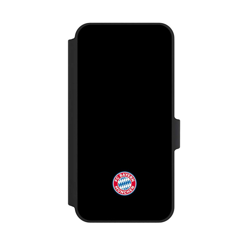 Galaxy A15 5G NIVOflip Logo FCB Classique Petit - Coloré sur Fond Noir