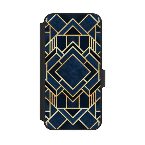 Samsung Galaxy A15 5G NIVOflip Impression Art Déco Bleu Or