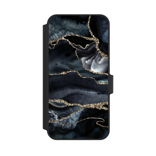 Samsung Galaxy A15 5G NIVOflip Or marbré foncé Aspect pailleté