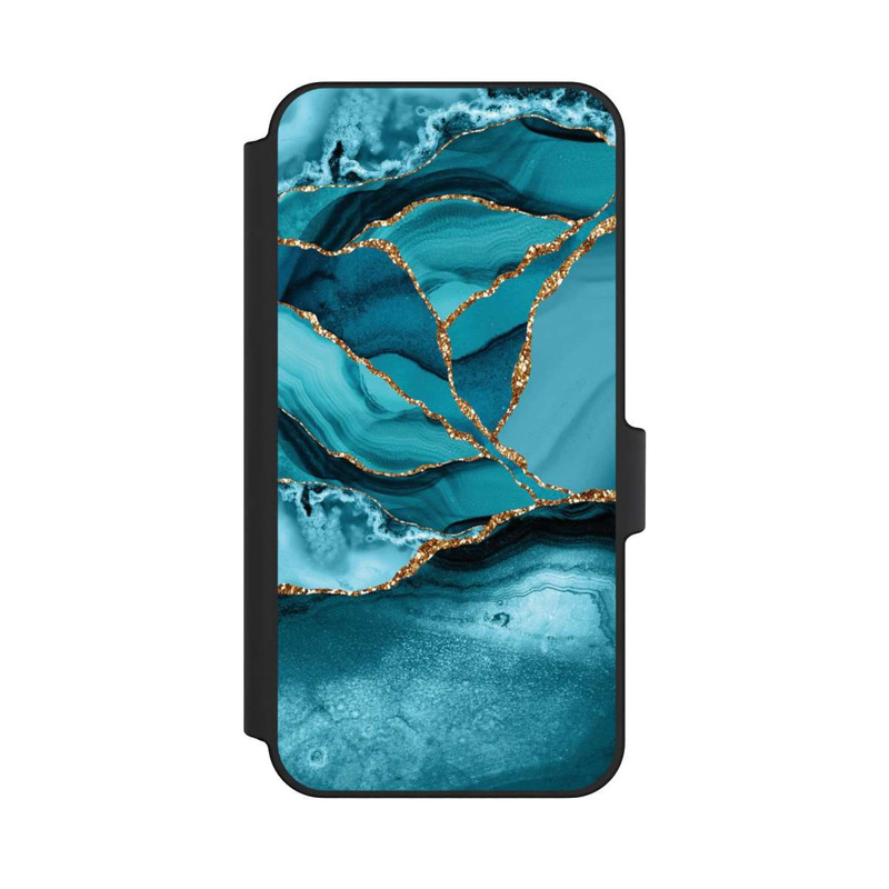 Galaxy A15 5G NIVOflip Marbre Bleu Glacier