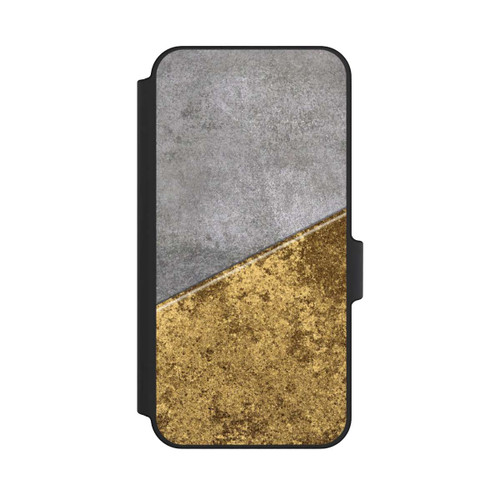 Samsung Galaxy A15 5G NIVOflip Aspect béton et or
