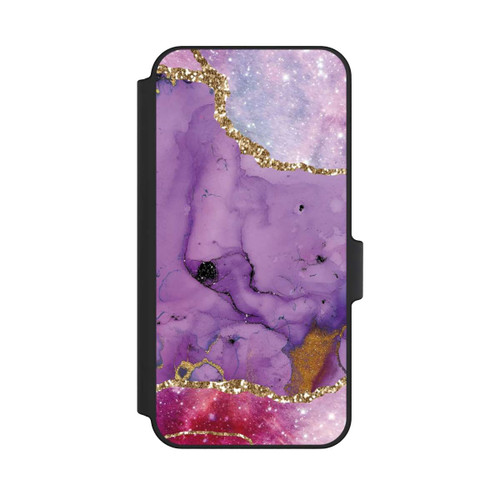 Samsung Galaxy A15 5G NIVOflip Purple Galaxy Glamour Marble