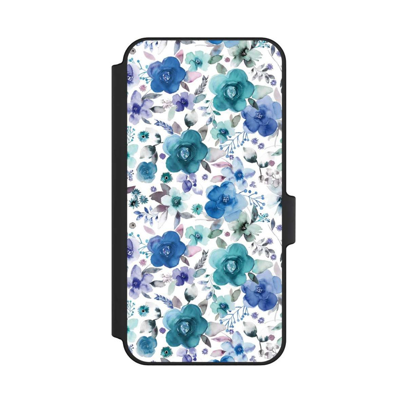 Galaxy A15 5G NIVOflip Winter Floral Bouquets Blue