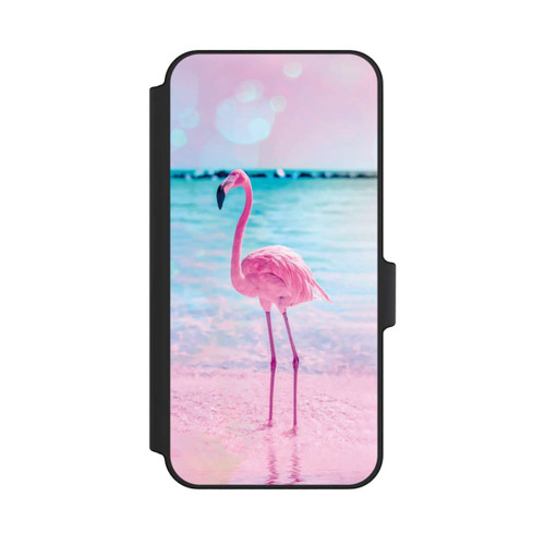 Samsung Galaxy A15 5G NIVOflip Rosa Flamingo am Meer
