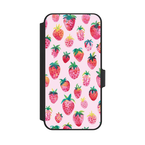 Samsung Galaxy A15 5G NIVOflip Fraises aquarelles