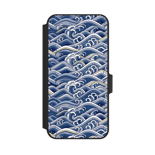 Samsung Galaxy A15 5G NIVOflip Vagues bleues kanagawa