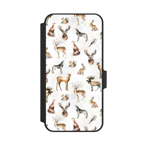Samsung Galaxy A15 5G NIVOflip Animaux d'hiver des bois