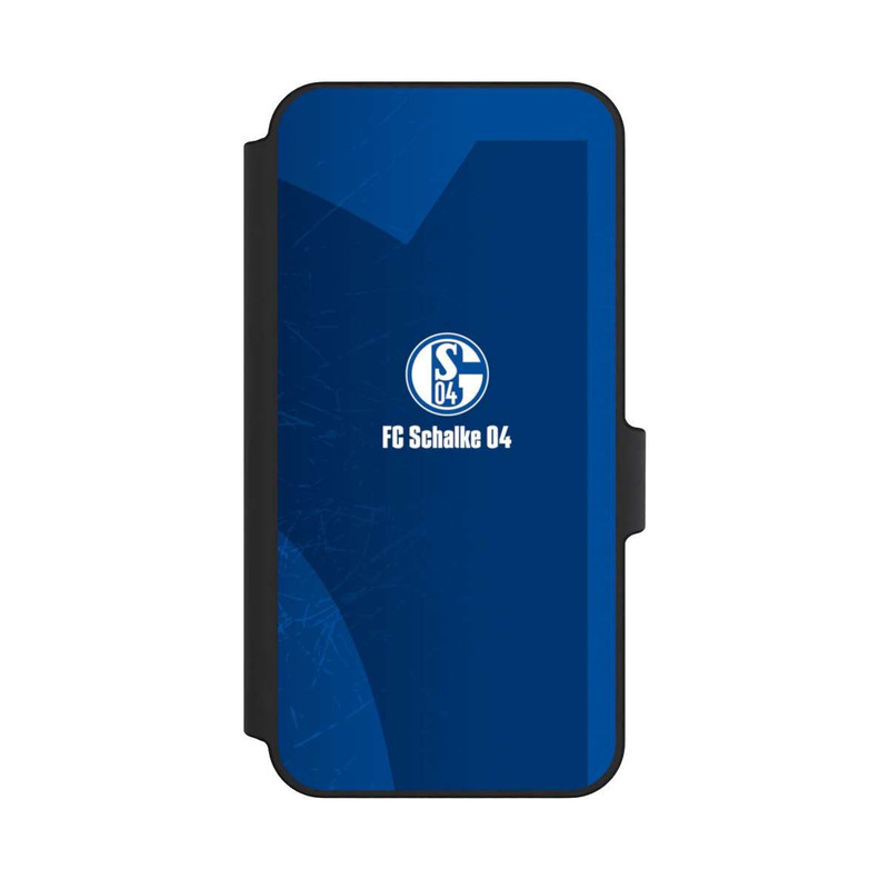 Galaxy A15 5G NIVOflip Schalke 04 Blauer Hintergrund Mit Logo