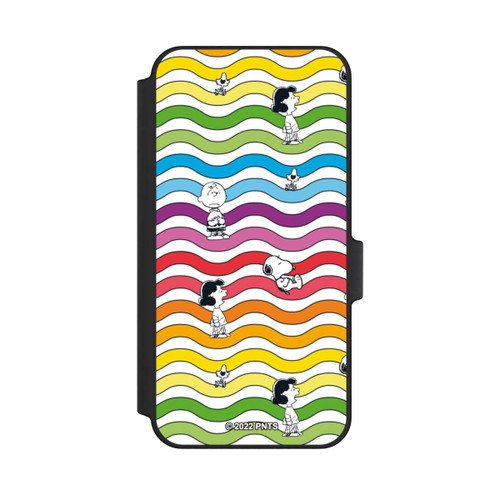 Samsung Galaxy A15 5G NIVOflip Snoopy Pattern Arc-en-ciel