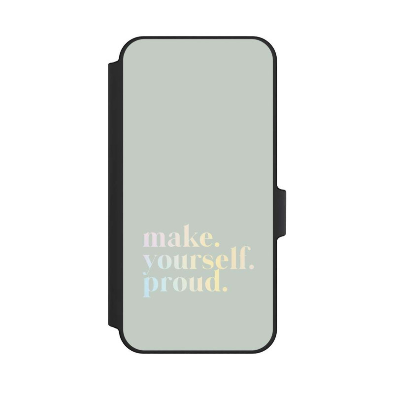 Galaxy A15 5G NIVOflip Make Yourself Proud Citation - Menthe et dégradé