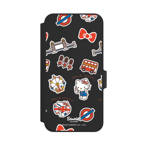 Samsung Galaxy A15 5G NIVOflip Hello Kitty Londoner Abzeichen Transparent