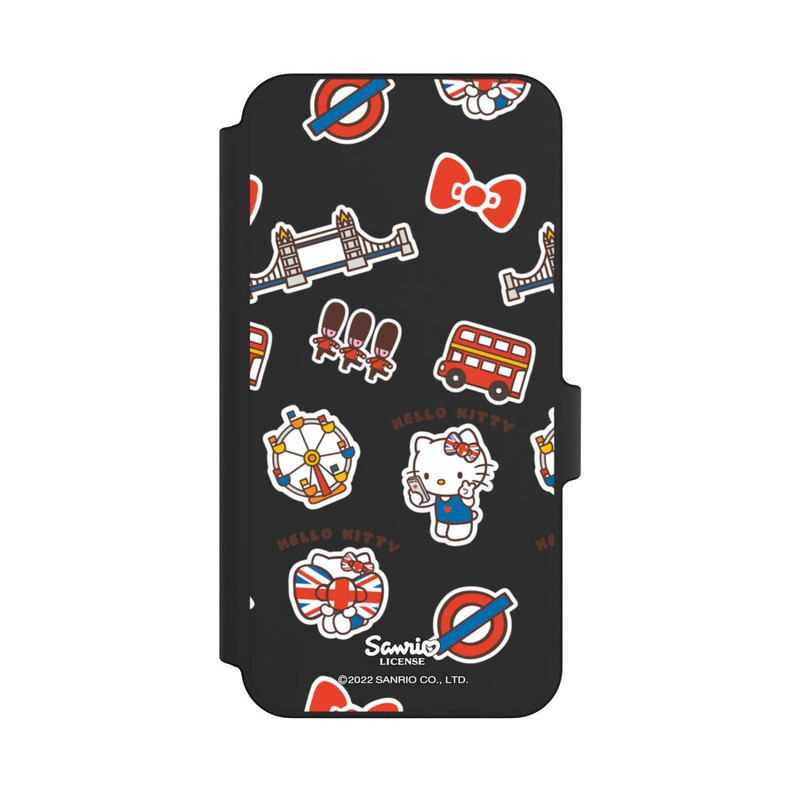 Galaxy A15 5G NIVOflip Hello Kitty Londoner Abzeichen Transparent