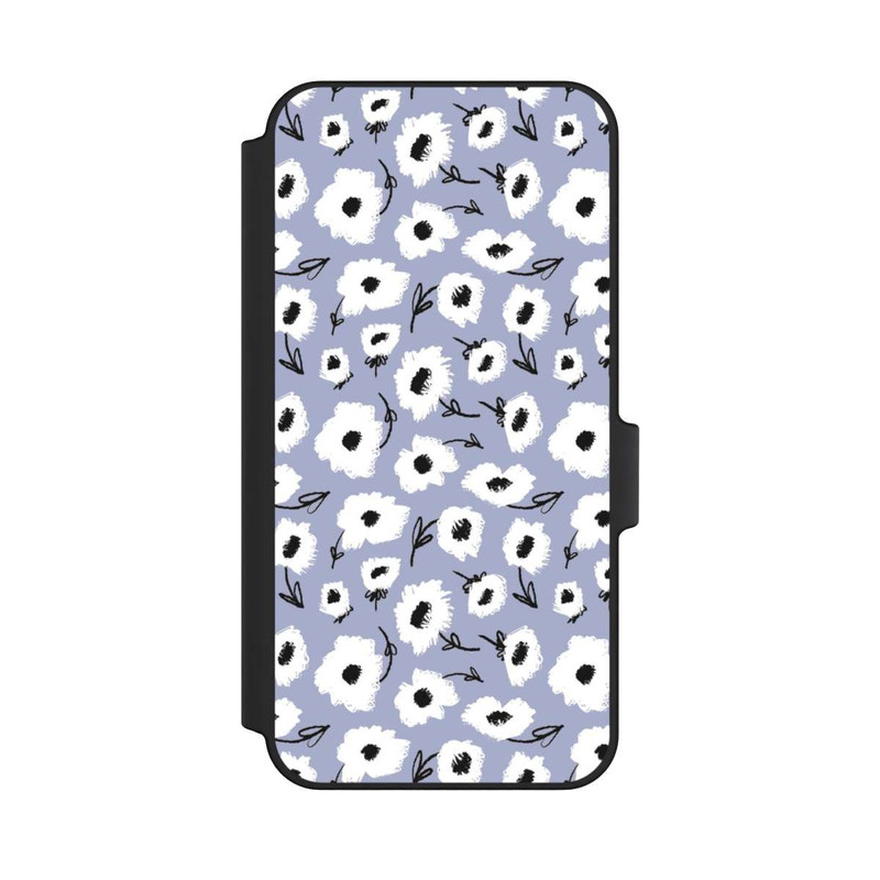 Galaxy A15 5G NIVOflip Blumenmuster Lila