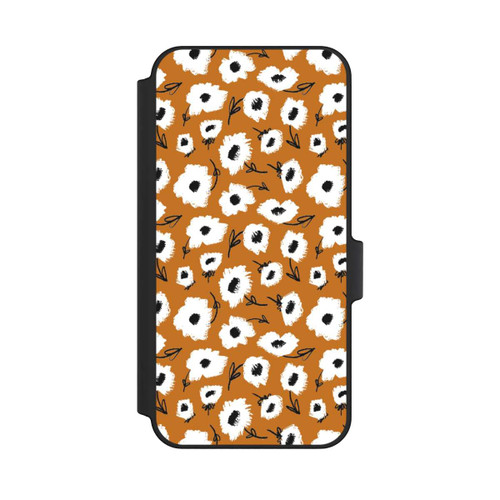 Samsung Galaxy A15 5G NIVOflip Pattern Fleurs Ocres