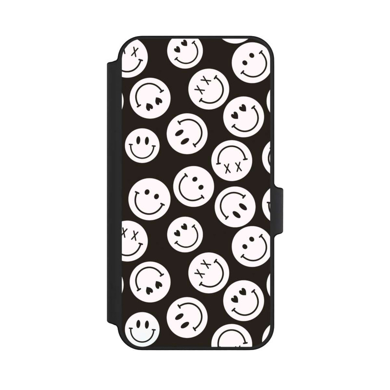 Galaxy A15 5G NIVOflip Smiles Emotes Pattern Black And White