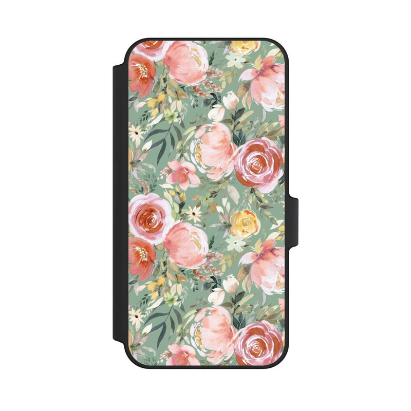Galaxy A15 5G NIVOflip Bouquet de Pivoines Pastelles