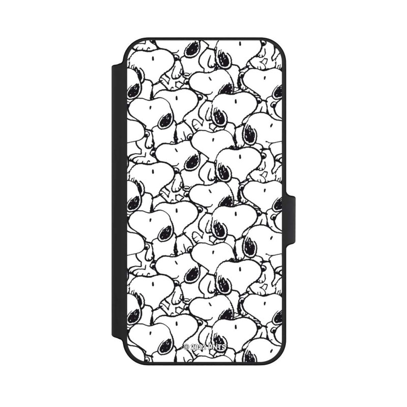 Galaxy A15 5G NIVOflip Snoopy Pattern Noir & Blanc