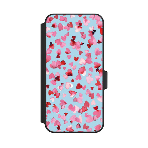 Samsung Galaxy A15 5G NIVOflip Saint Valentin Amour Coeurs Rose Bleu