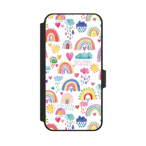 Samsung Galaxy A15 5G NIVOflip Lovely Rainbows Multi Red