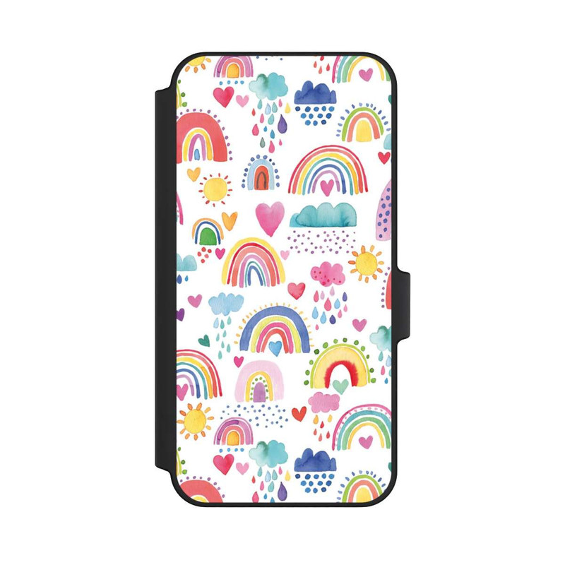Galaxy A15 5G NIVOflip Lovely Rainbows Multi Red