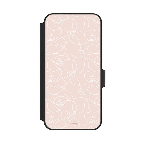 Samsung Galaxy A15 5G NIVOflip Micky Line Art Muster Rosa