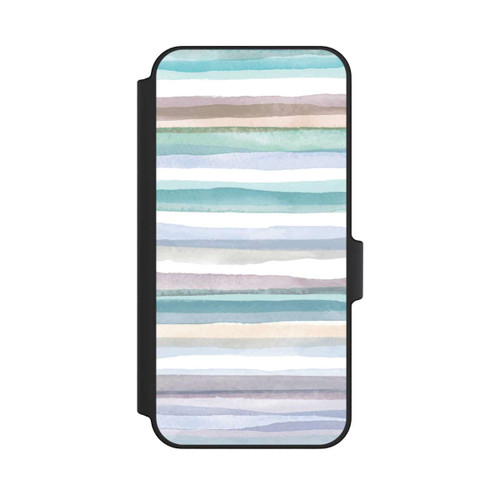 Samsung Galaxy A15 5G NIVOflip Pastellfarbene Streifen Blau